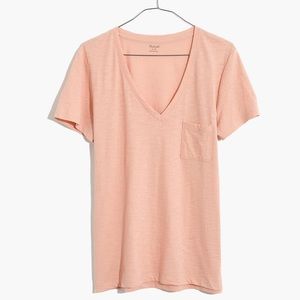 NWT - Madewell Whisper Cotton V-Neck